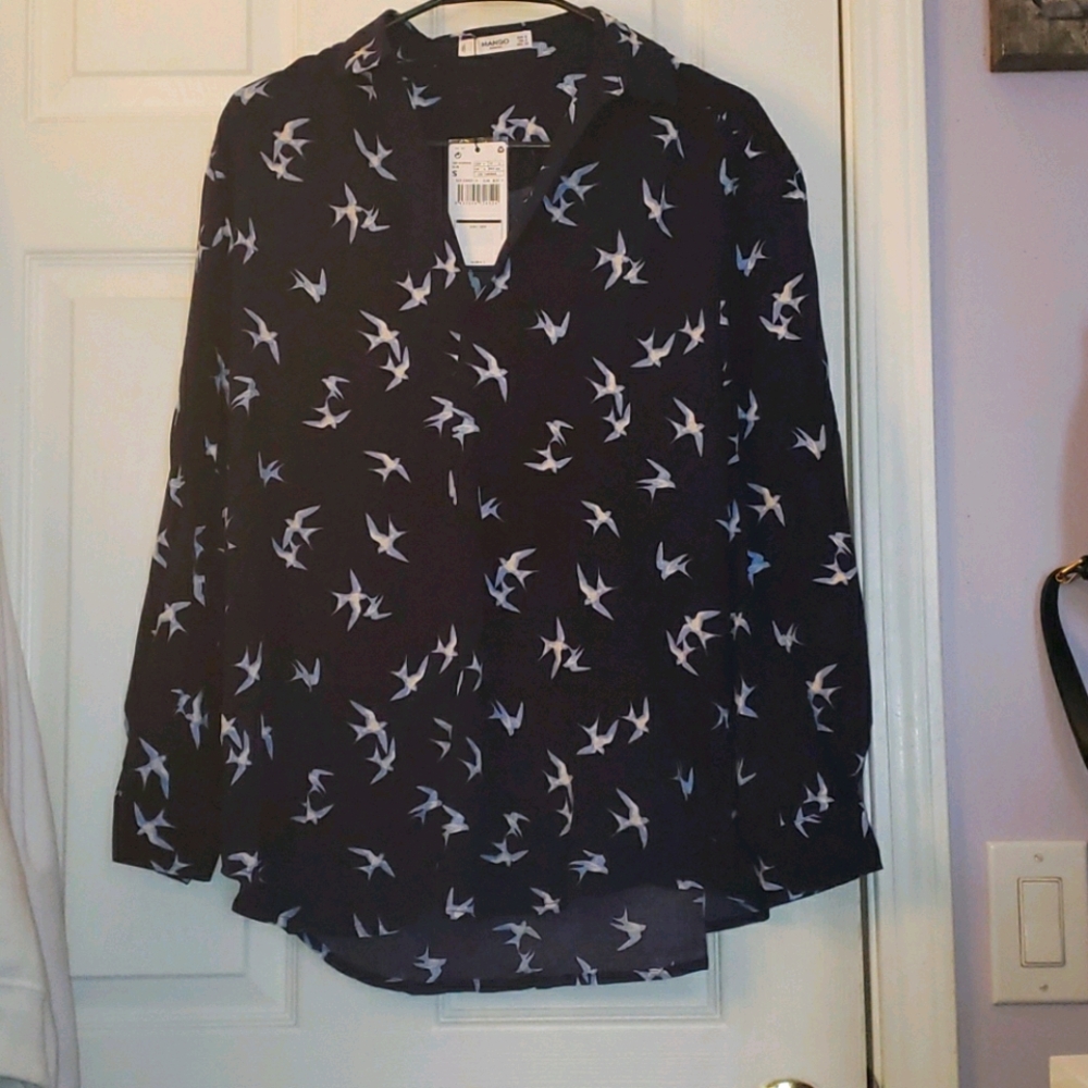 NWT Bird Blouse